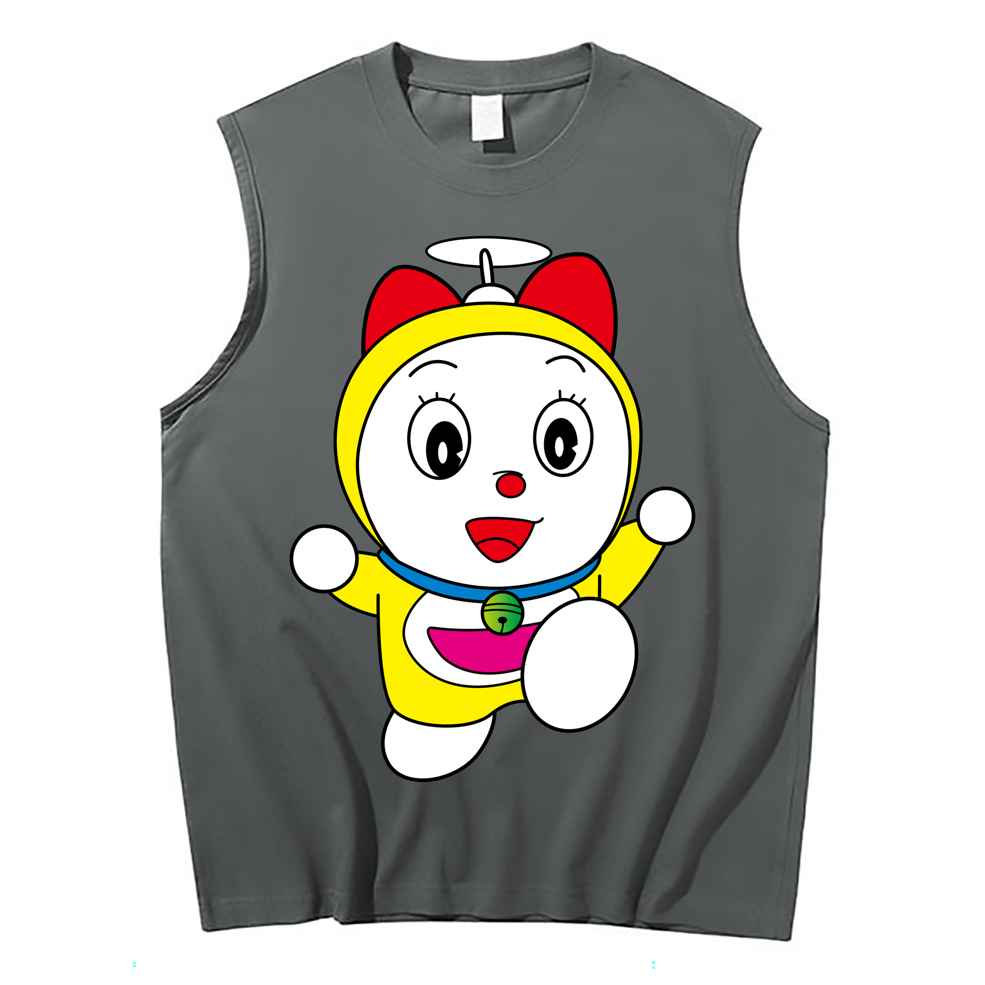 （画像用） ドラえもん ドラミ Doraemon Dorami コットン100％タンクトップ（フロントプリント）